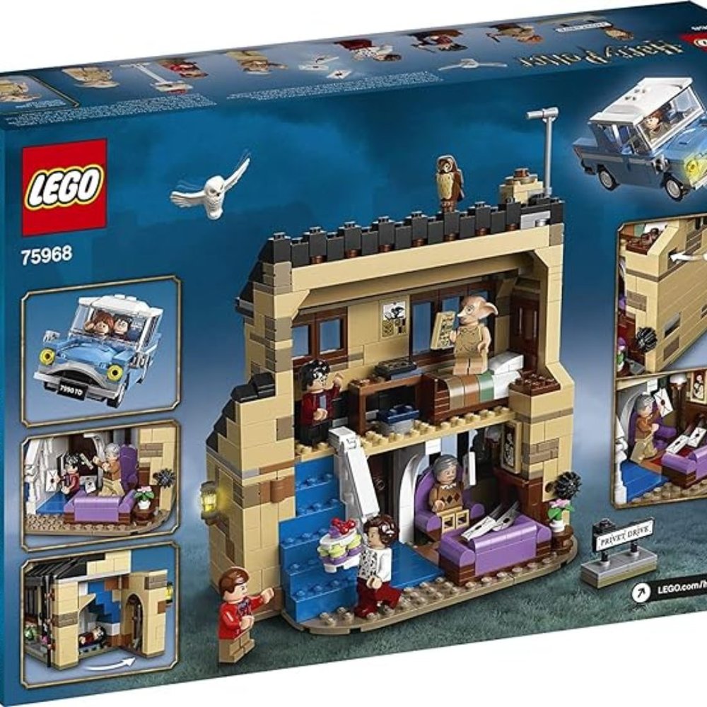 LEGO Harry Potter 4 Privet Drive 75968 House and Ford Anglia Flying Car Toy